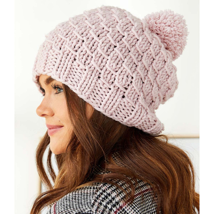 Premier Diagonal Textured Hat Knit Kit