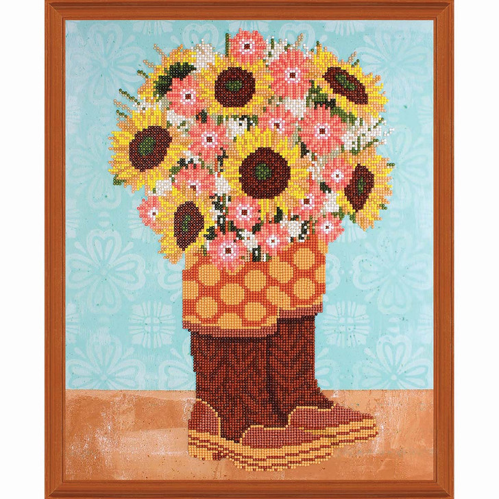 Diamond Art Fall Sunflowers Diamond Painting