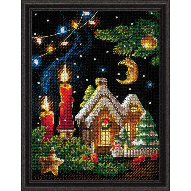 RIOLIS Gingerbread Tale Kit & Frame Counted Cross-Stitch