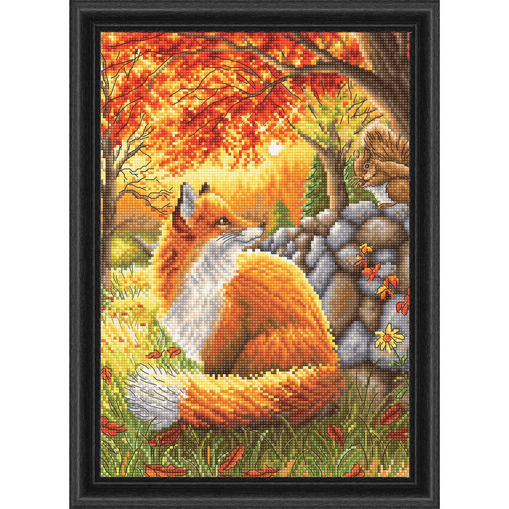 Letistitch A Friend for Little Fox Counted Cross-Stitch Kit