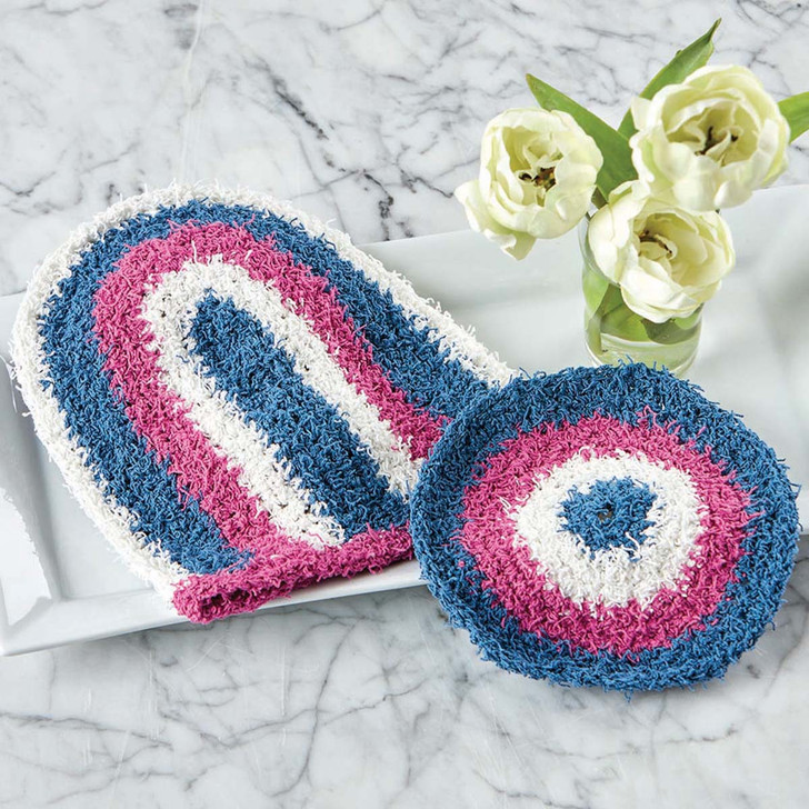 Herrschners Shower Scrub Set Crochet Kit
