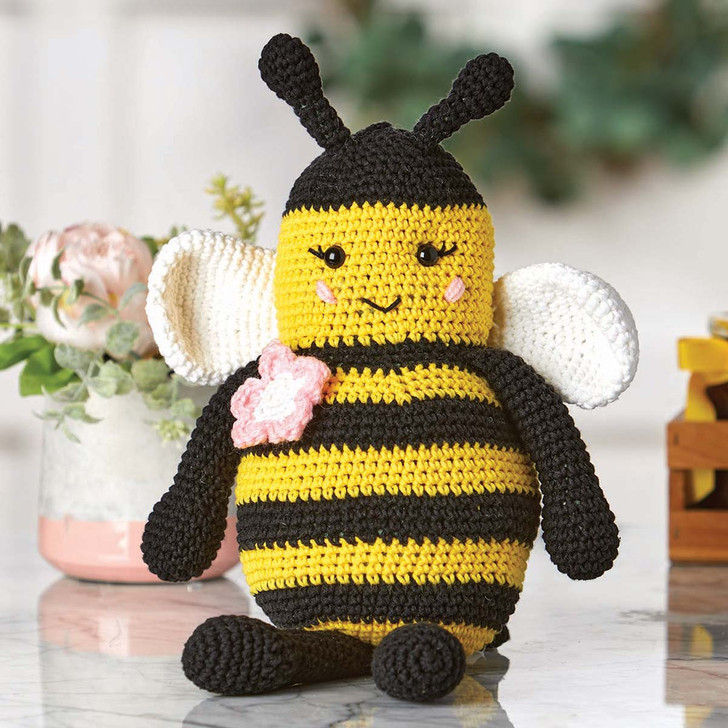 Herrschners Bumblebee Blossom Crochet Kit
