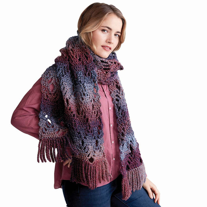 Bernat Generous Scarf Crochet Kit