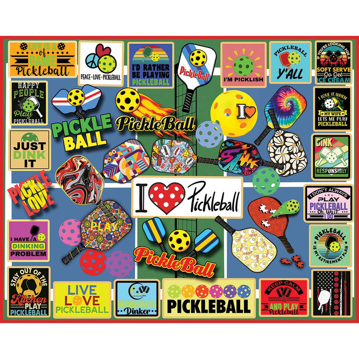 White Mountain Pickleball Jigsaw Puzzle