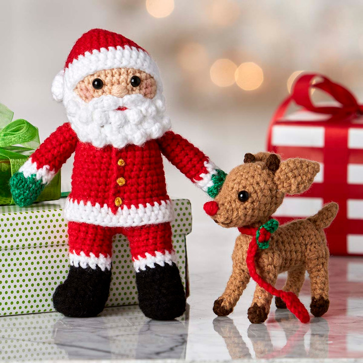 Herrschners Santa's Favorite Reindeer Crochet Kit