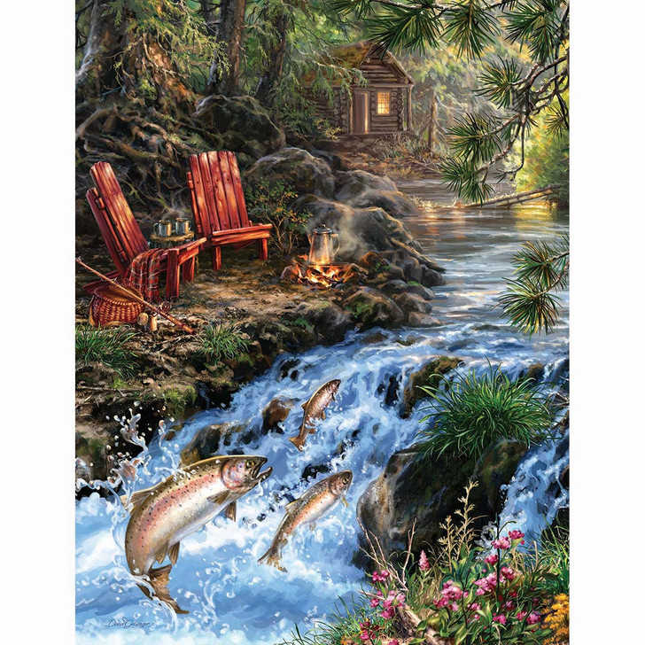 Springbok The Fishing Hole Jigsaw Puzzle