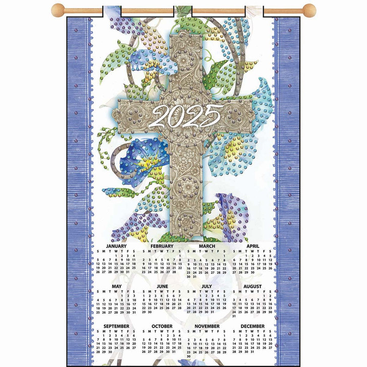 Design Works Cross Calendar Felt & Sequin Kit