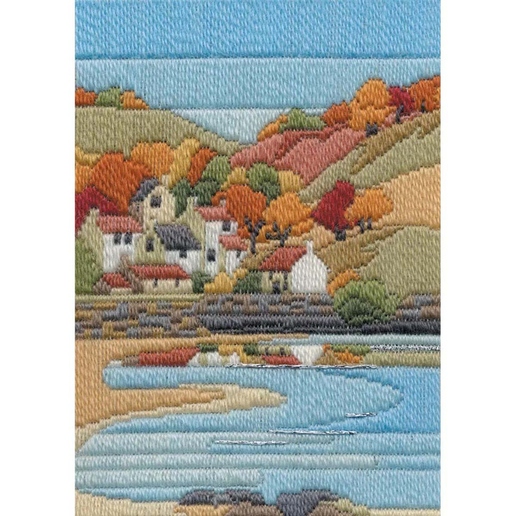 Bothy Threads Coastal Autumn Long Stitch Seasons Needlepoint Kit