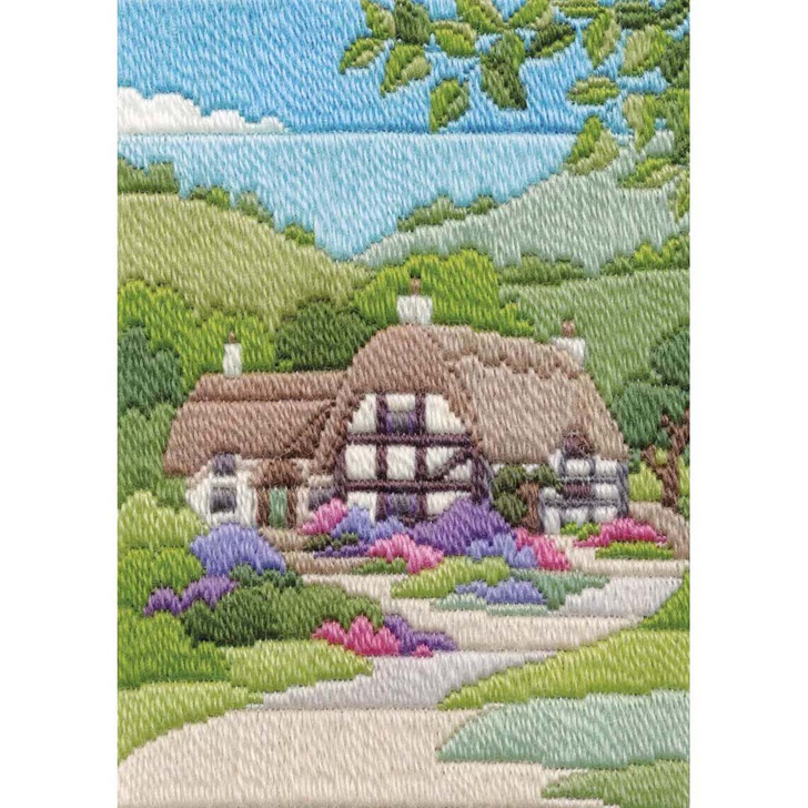 Bothy Threads Summer Cottage Long Stitch Seasons Needlepoint Kit