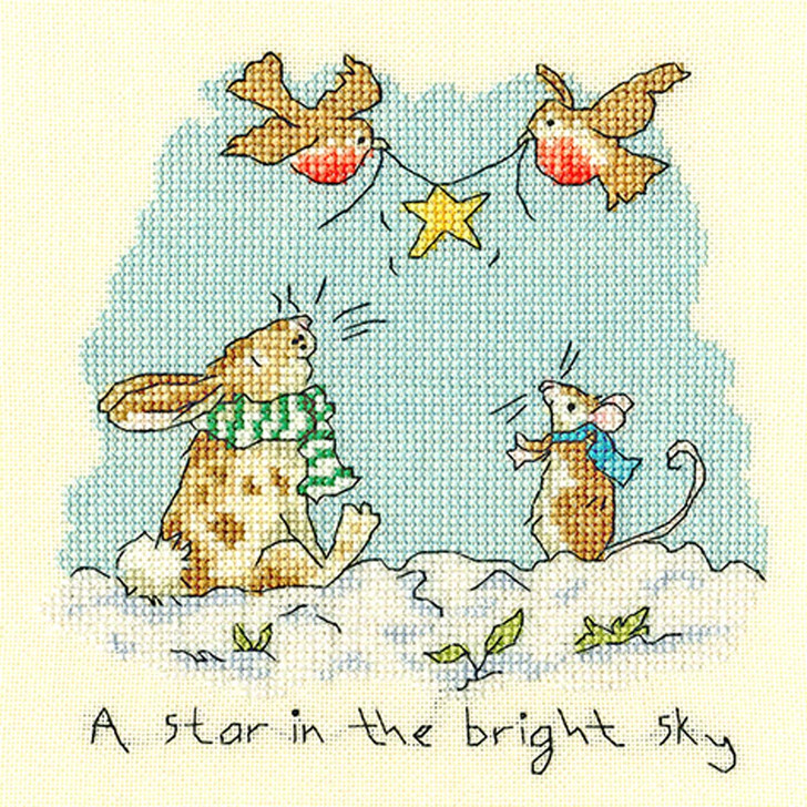 Bothy Threads Star in the Bright Sky Counted Cross-Stitch Kit