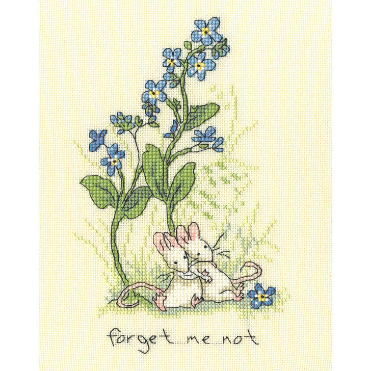 Bothy Threads Forget Me Not Counted Cross-Stitch Kit