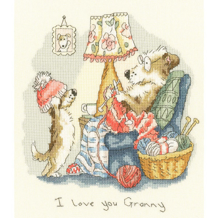 Bothy Threads I Love You Granny Counted Cross-Stitch Kit