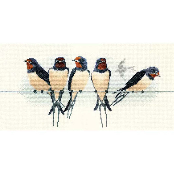 Bothy Threads Birds - Swallows Counted Cross-Stitch Kit