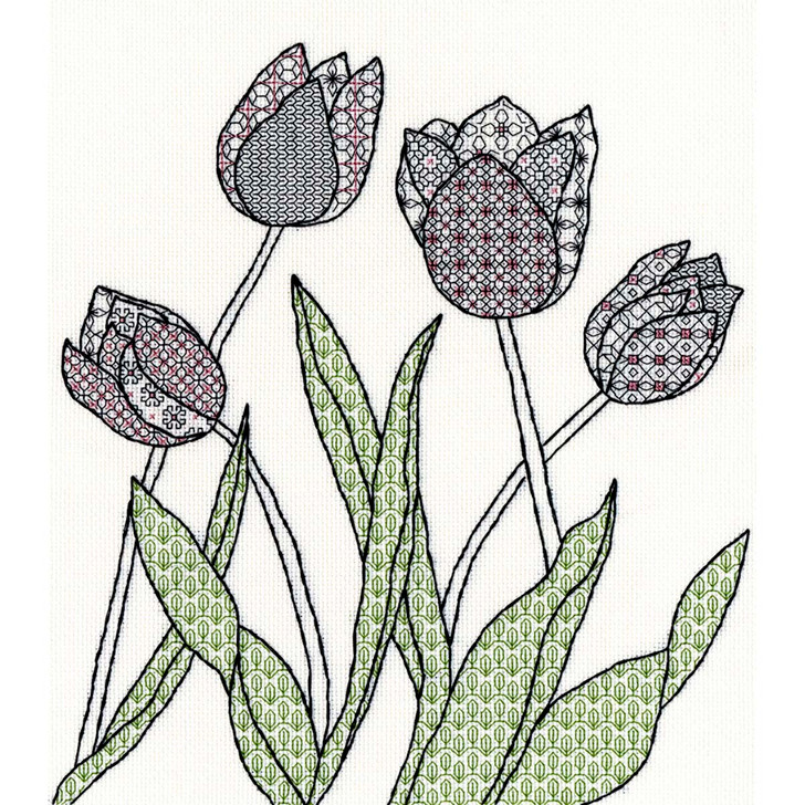 Bothy Threads Tulips Counted Cross-Stitch Kit