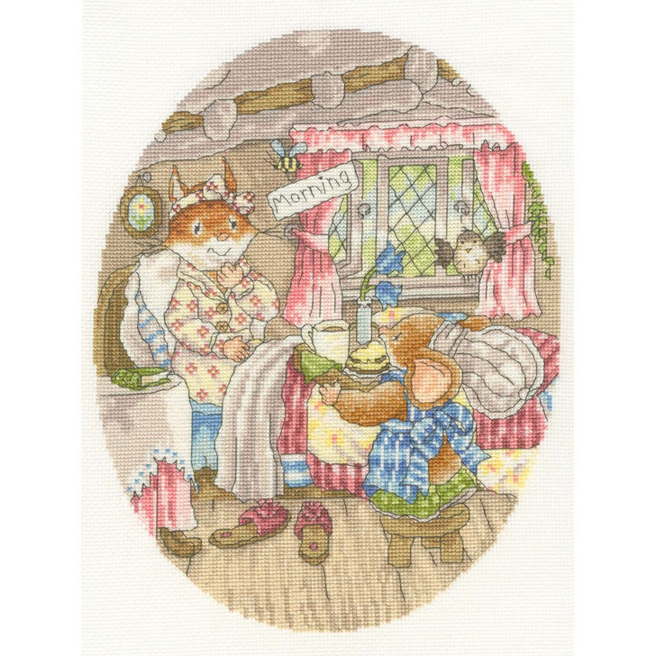 Bothy Threads Breakfast In Bed Counted Cross-Stitch Kit