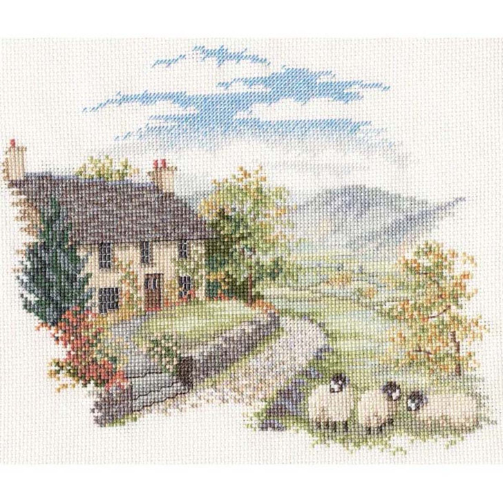 Bothy Threads Countryside - High Hill Farm Counted Cross-Stitch Kit