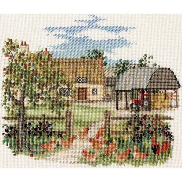 Bothy Threads Countryside - Appletree Farm Counted Cross-Stitch Kit