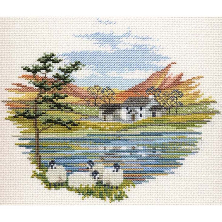 Bothy Threads Countryside - Lakeside Farm Counted Cross-Stitch Kit