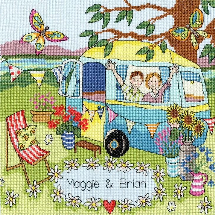 Bothy Threads Our Caravan Counted Cross-Stitch Kit