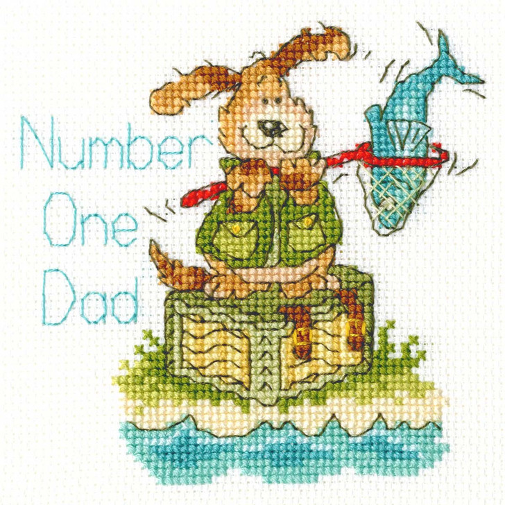 Bothy Threads Number One Dad Counted Cross-Stitch Kit