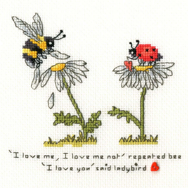 Bothy Threads Love Me, Love Me Not Counted Cross-Stitch Kit