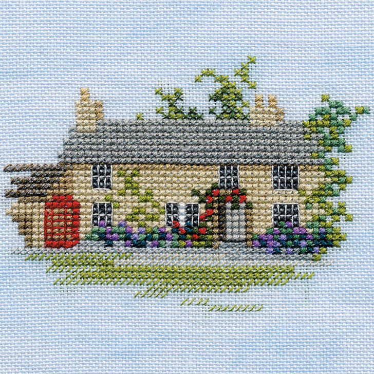 Bothy Threads Minuets - Rose Cottage Counted Cross-Stitch Kit