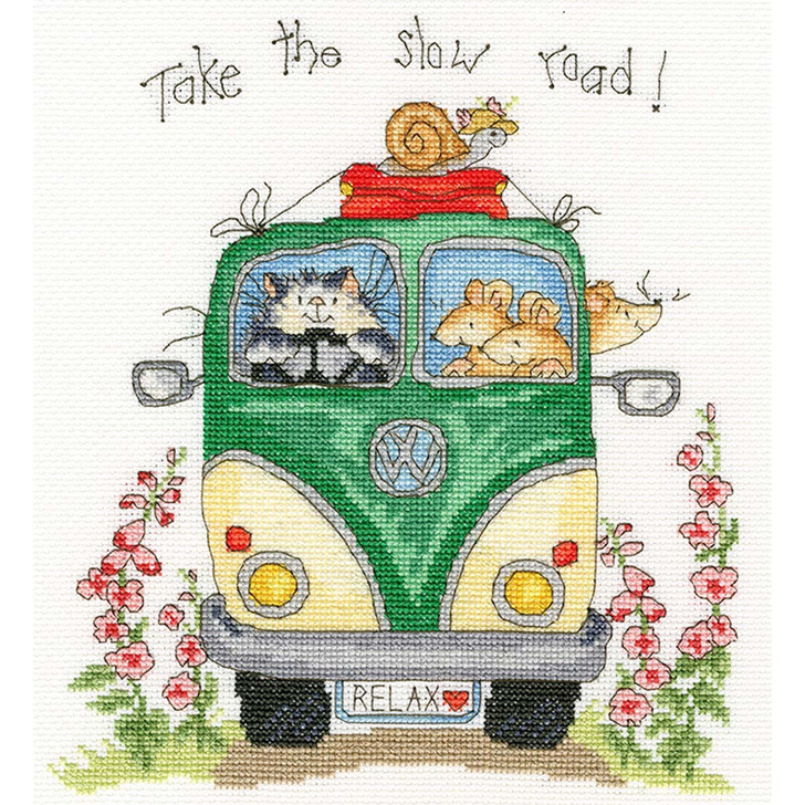 Bothy Threads Take The Slow Road Counted Cross-Stitch Kit