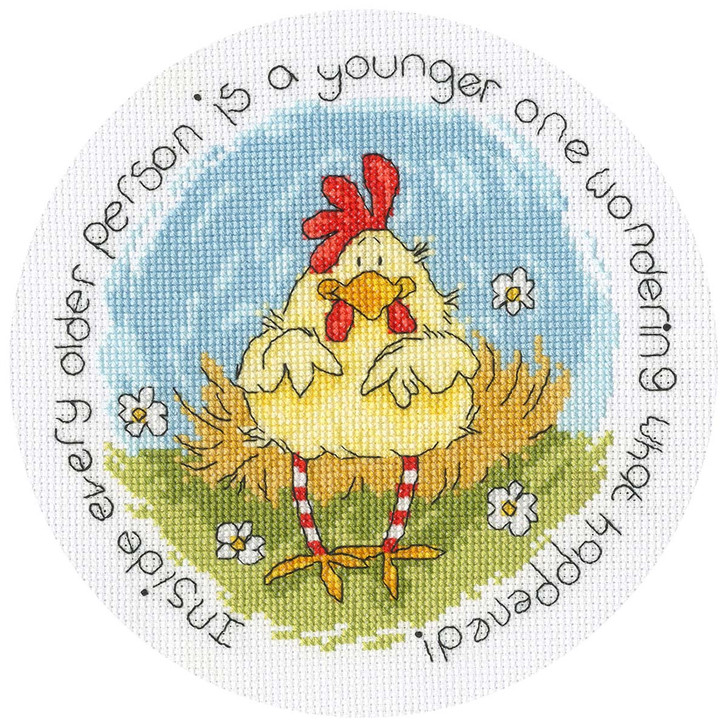 Bothy Threads Spring Chicken Counted Cross-Stitch Kit