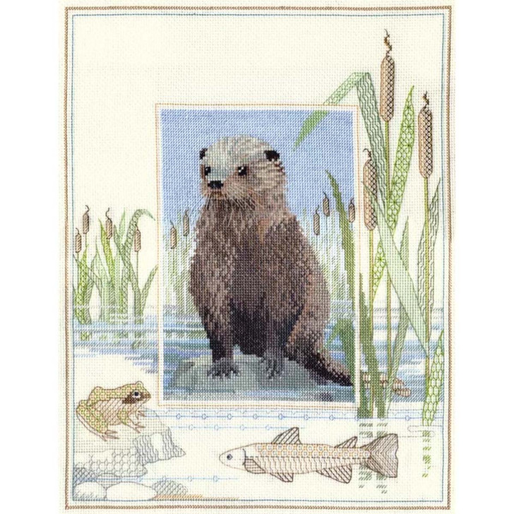 Bothy Threads Wildlife - Otter Counted Cross-Stitch Kit