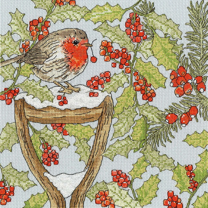 Bothy Threads Christmas Garden Counted Cross-Stitch Kit