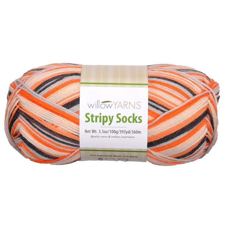 Willow Yarns Stripy Socks Bag of 5 Yarn Pack