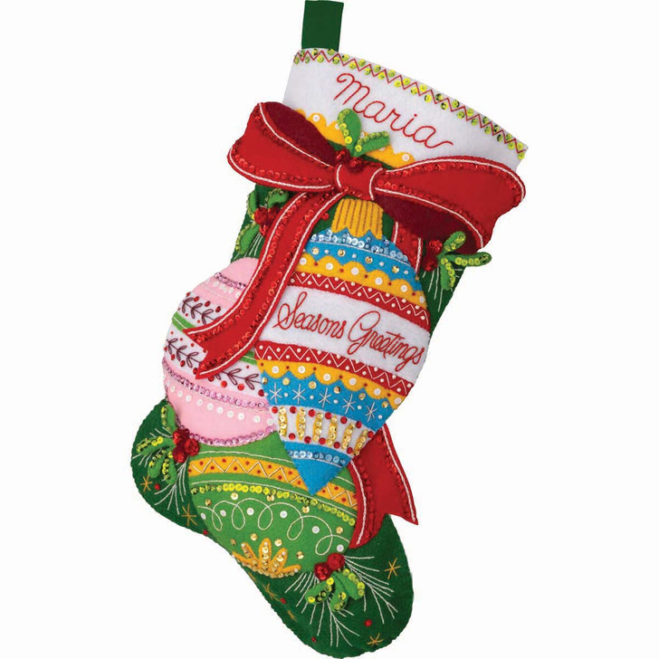 Bucilla Season’s Greetings Stocking Kit