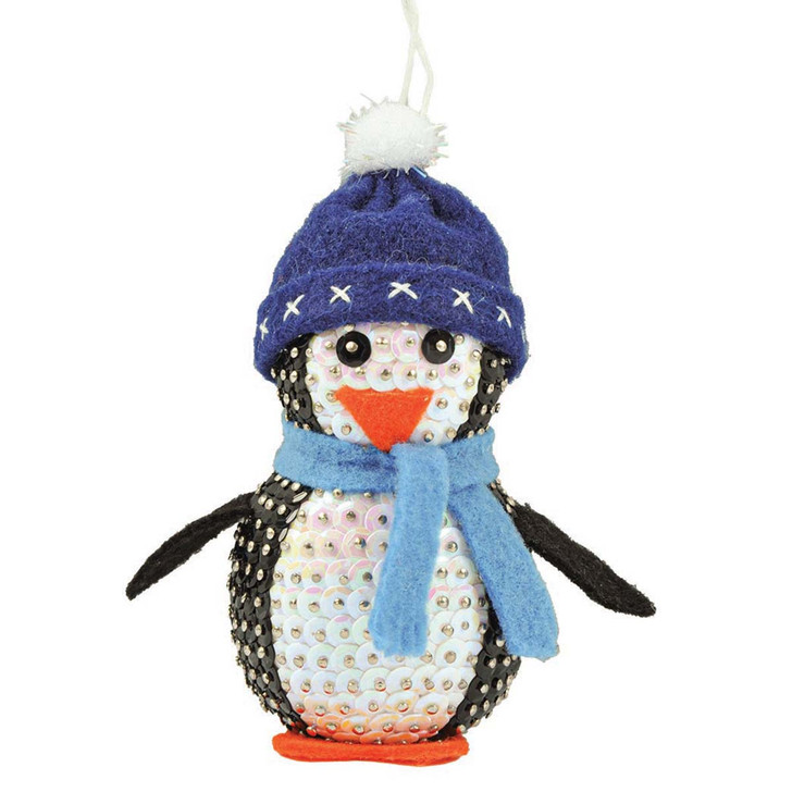 Herrschners Frosty Penguins Ornament Kit