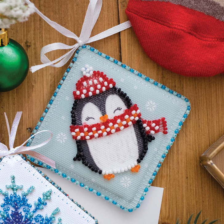 Abris Art Sweet Little Penguin Beading Embroidery Kit