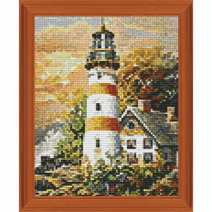 PixelHobby Lighthouse Cottage Mosaic Art Kit