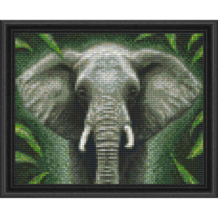 PixelHobby Elephant Kit & Frame Mosaic Art Kit
