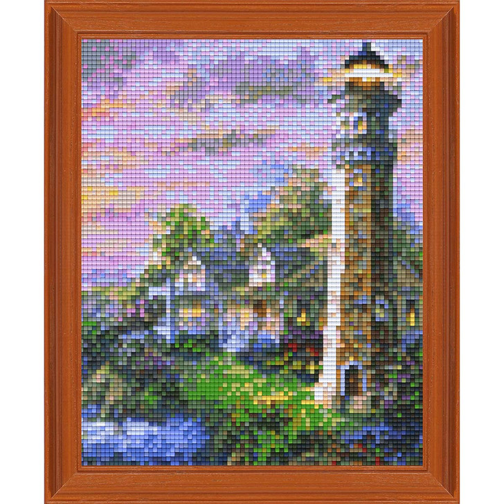 PixelHobby Lighthouse Haven Kit & Frame Mosaic Art Kit