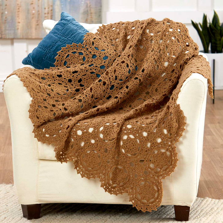 Herrschners Chantilly Afghan Crochet Kit