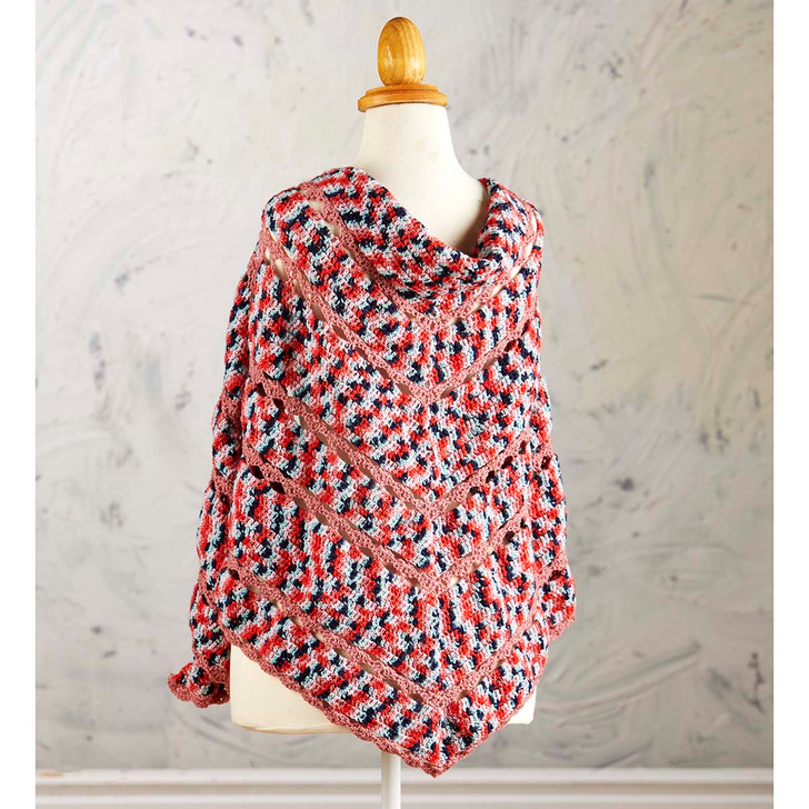 Herrschners Blooming Orchard Shawl Crochet Kit