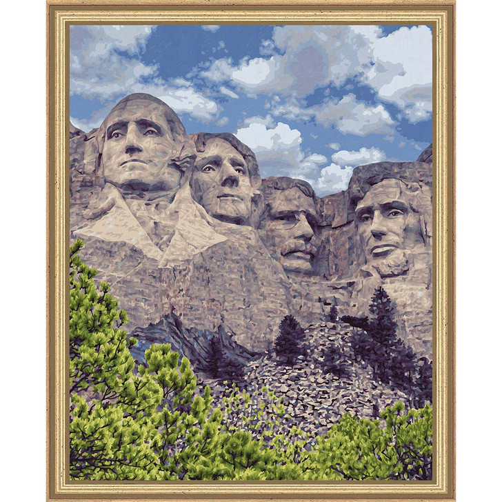 Schipper Mount Rushmore Kit & Frame Paint-by-Number Kit