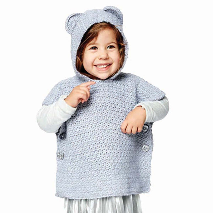 Premier Teddy Bear Poncho Crochet Kit