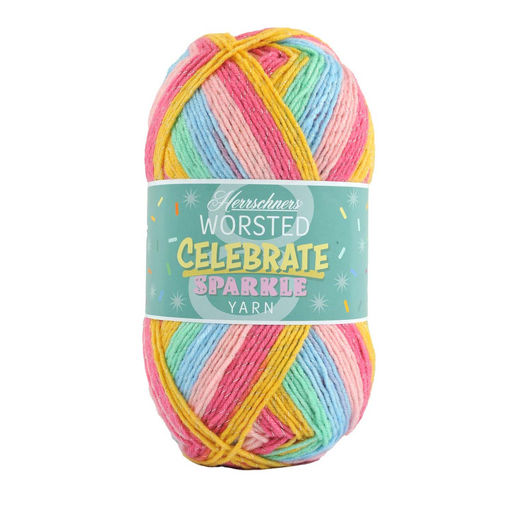 Herrschners Worsted 8 Celebrate Sparkle Yarn