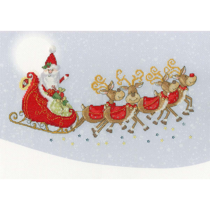 Bothy Threads Sleigh Ride Counted Cross-Stitch Kit