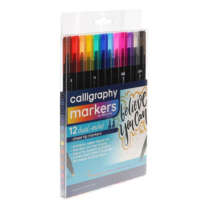 Leisure Arts Dual Ended Calligraphy Markers