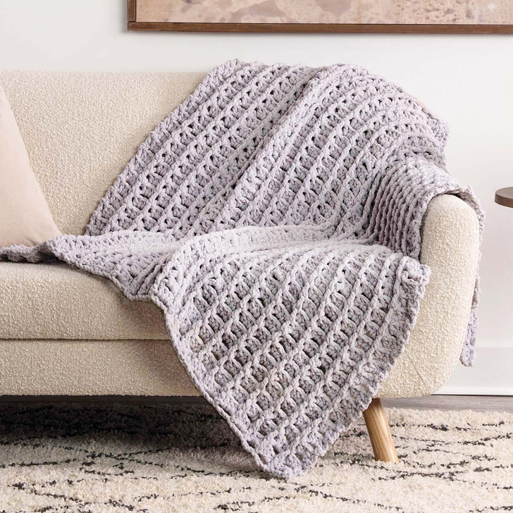 Bernat Bricks Blanket Crochet Kit