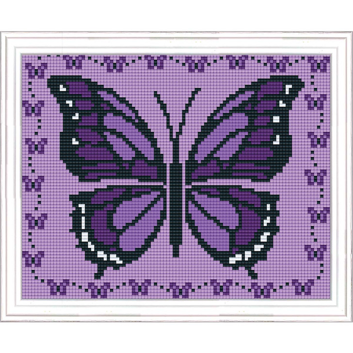 PixelHobby Butterfly in Purples Mosaic Art Kit