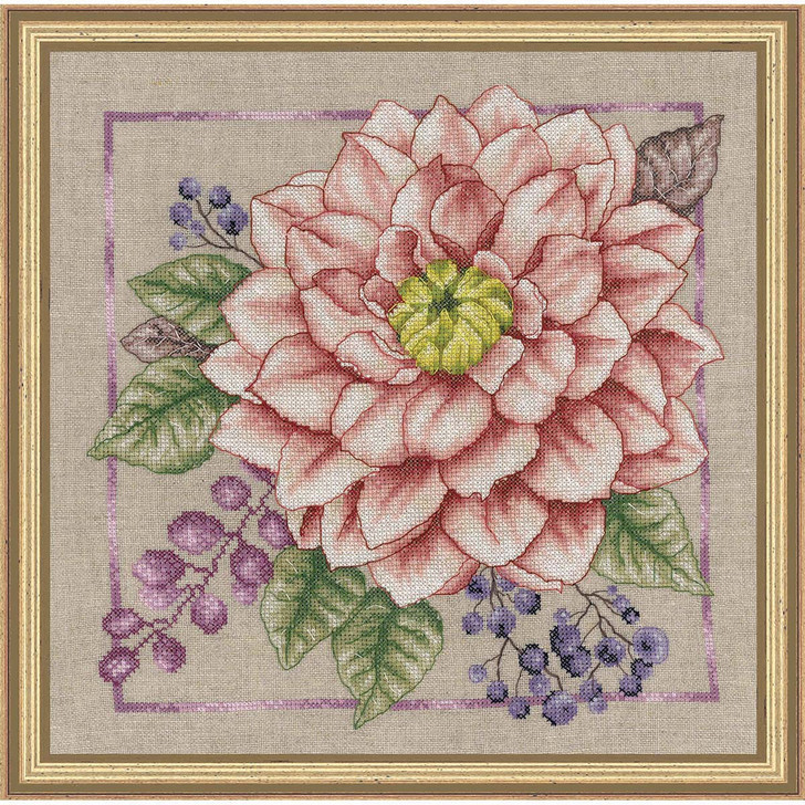 LanArte Blooming Blush Counted Cross-Stitch Kit