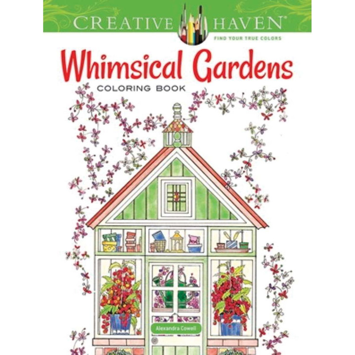 Dover Whimsical Gardens Coloring Book