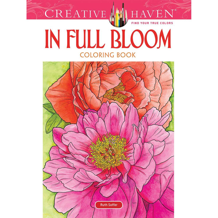 Dover In Full Bloom Coloring Book