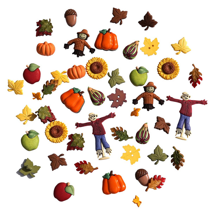 Buttons Galore & More Fall Novelty Button Assortment Buttons